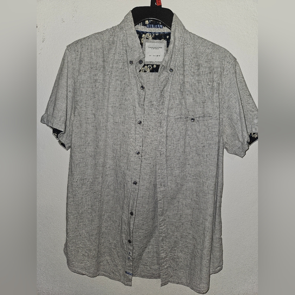 Ricky Singh - Denim & Flower Button Shirt